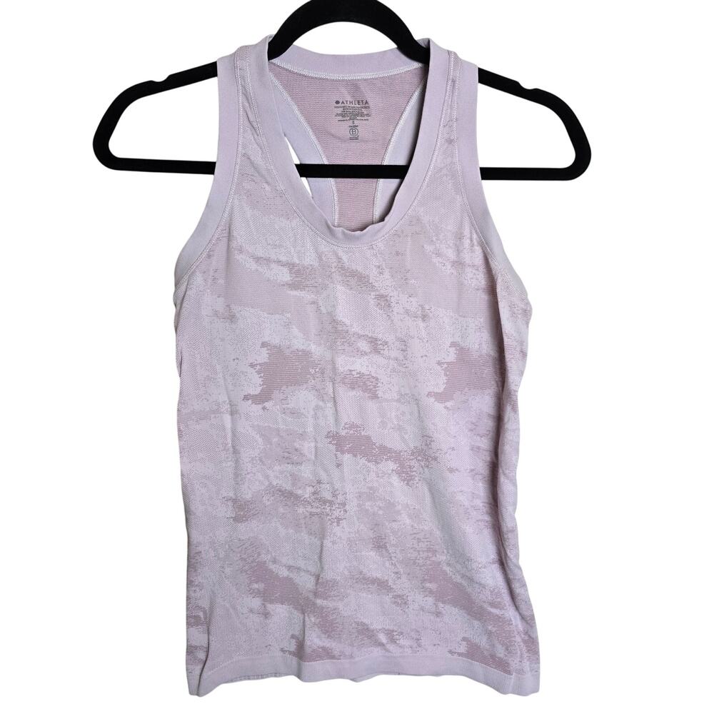 Athleta Purple Camo Tank Top Size Small